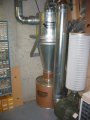 My cyclone dust collection system